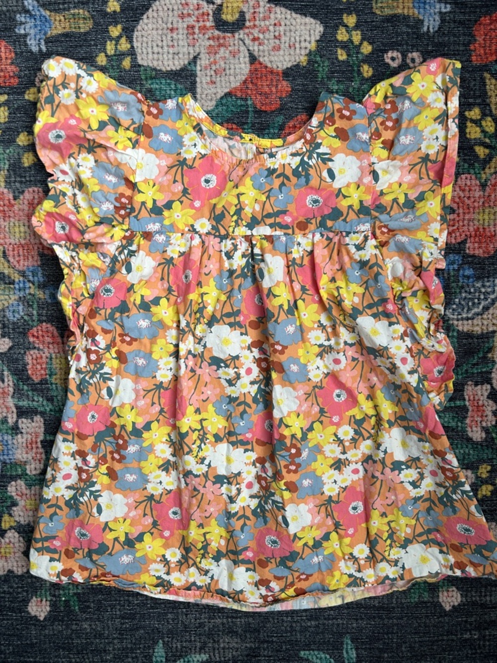 Cotton On Ruffle Floral Tunic Dress, Size 3